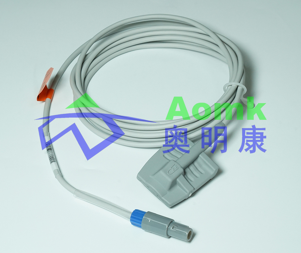 重复性脉搏血氧饱和度传感器3.0M（迈瑞（理邦）6PIN双 成人指套 3.0M）003-0032